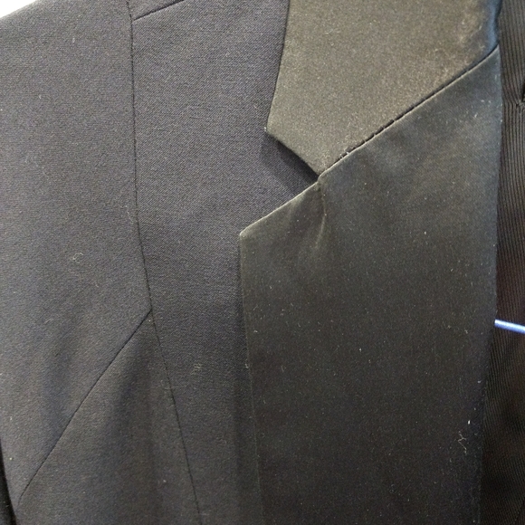 BCBGMaxazria women's black/navy blazer - Picture 7 of 7